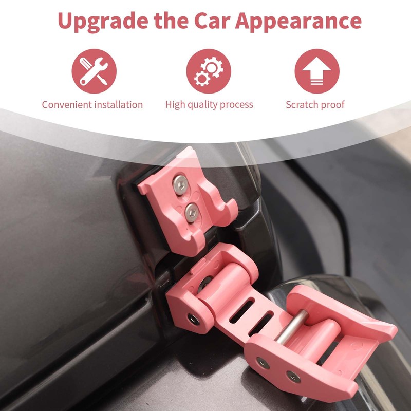 PDKLIN for Jeep Hood Latches Lock Catch Kit for Jeep