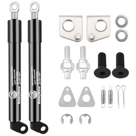 WateryWave 2X Rear Tailgate Struts for 2009-2018 FORD PX Ranger, for 2009-2018 Mazda BT-50 Car Boot Gas Springs Black Gas Struts Boot Struts Shock Lift Support