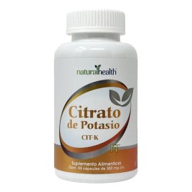 Citrato De Potasio (60 Caps) Naturalhealth Sabor CIT-K                                                                                                