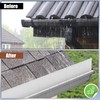 BJADE'S Gutter Valley Splash Guard,4 Pcs Aluminum Roof Valley Splash