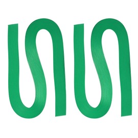 PATIKIL 240pcs Quilling Strips Paper 1/8"(3mm) 21"(54cm) Origami Paper Quilling Strip for Art DIY Hand Craft Christmas, Green