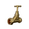 22mm Stopcock Brass Compression Valve - Durable Stopcock Valve with