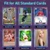 200 fundas para tarjetas de carga superior para tarjetas, soporte