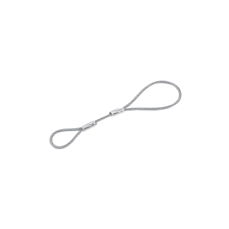 EFMETAL Safety Cable for Unbraked Trailers 250 mm 250 kg