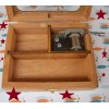 Unbranded Engraved Wooden Music Box with an Monkey Engraved On