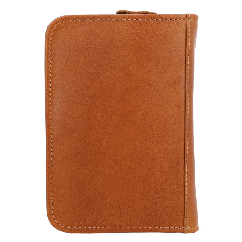 Gusti Yannick Leather Pencil Case for Men and Women, brown,