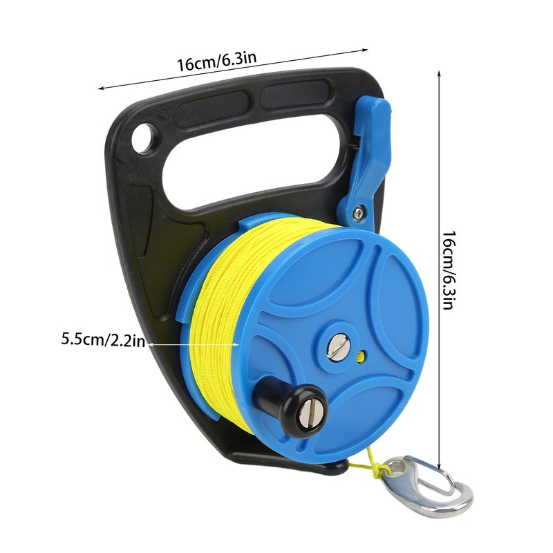 Anchor Rope Reel, Diving Reels Anchor Rope Spool Finger Reel