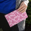 Cute Chocolate Valentine Donut Pink Hearts Makeup Cosmetic Bag Organizer
