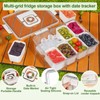 Chilled Snackle Box Container with Ice Pack and Insulated Bag,