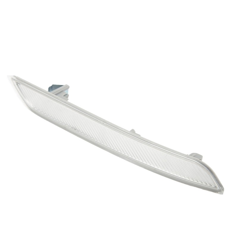 Front Bumper Reflector Clear White Improve Car Visibility Side Marker