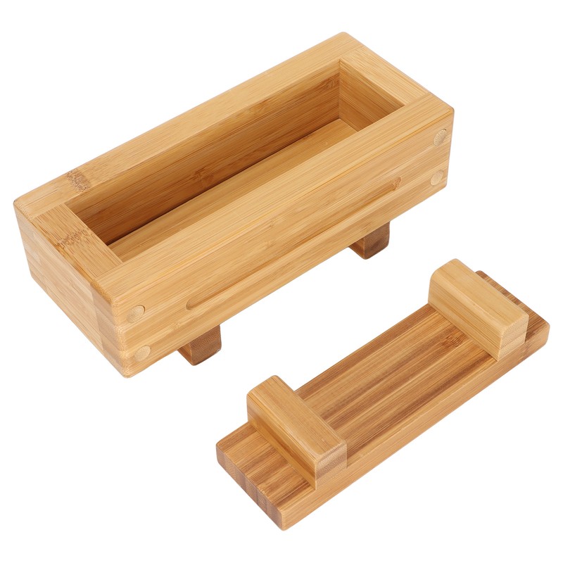 Wooden Sushi Press Mold DIY Rectangular Odorless Portable Rice Mold