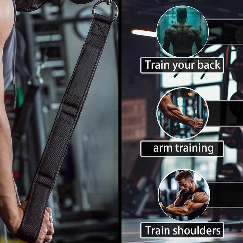 Corda per push-down e crunch per trazioni tricipiti per i