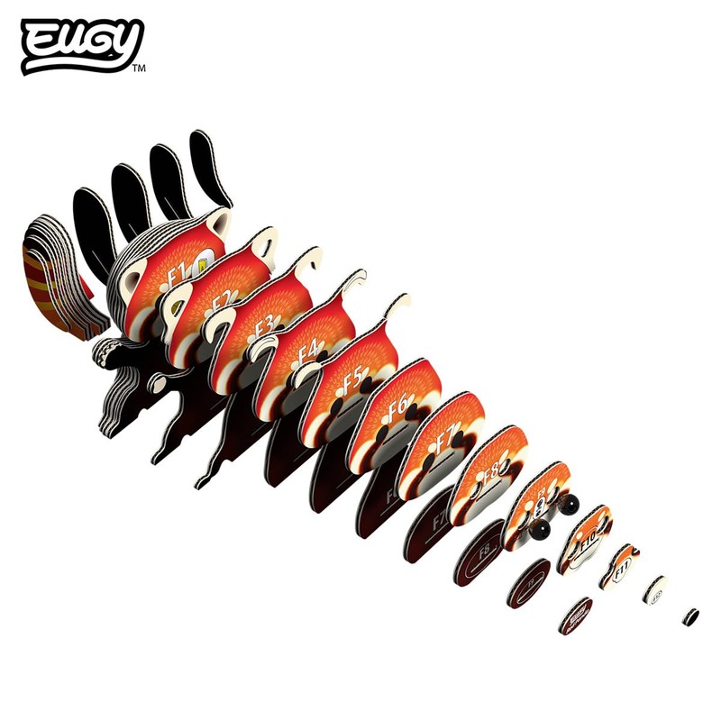 EUGY 126 Red Panda 3D Puzzle - 44 Piece Eco-Friendly