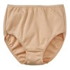 Cervin 100% Cotton Smooth Knit Deep Panties, 3 Color Set