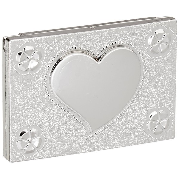 FASHIONCRAFT Elegant Reflections Collection Heart Design Mirror Compact Favors, 1