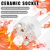 Saillong 50 Pack MR16 Socket G4 LED Halogen Lamp Ceramic
