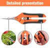 Pack of 2 Pruning Shears, Garden Shears, Trimming Shears, Suitable