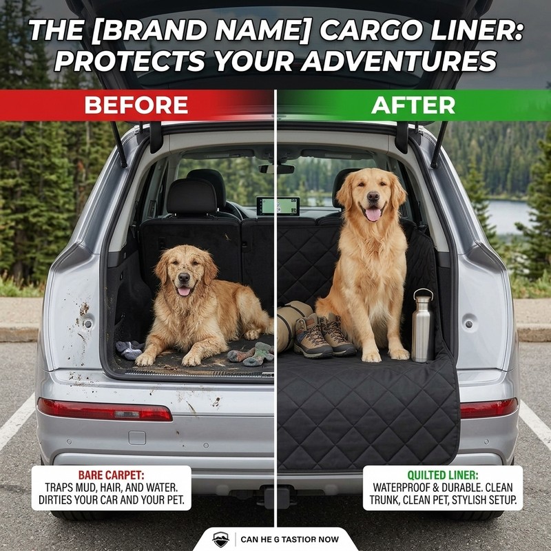 Waterproof Dog Cargo Liner for SUV Trunks – Non-Slip, Scratch-Resistant