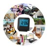 Portable Foldable Tabletop Travel Digital Alarm Clock with Temperature Calendar