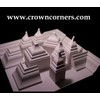 Crown Molding Corner Deco Low Profile Outside Fits 4-4 1/4