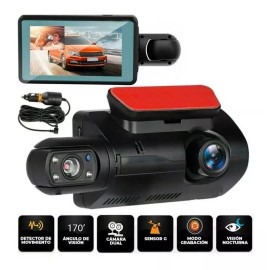 EGTMA Cámara Doble Para Grabación Coche Interna Externa 1080p