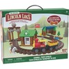 LINCOLN LOGS-Sawmill Express Train - 101 Parts - Real Wood