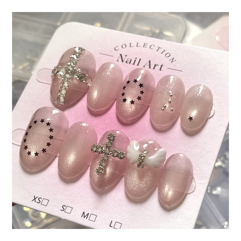 Crossplum Handmade Nail Tips - Point / 크로스플럼 수제네일팁 -