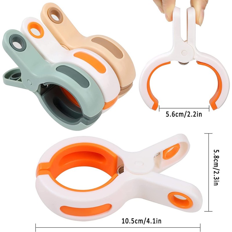 Large Clips, 6 Pieces Large Bath Towel Clips, Strong Towel