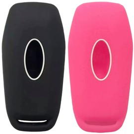 REPROTECTING Silicone Rubber Key Fob Cover Compatible with 2013 2014 2015 2016 2017 2018 Ford Explorer Edge F-150 F-250 Super Duty F-350 Super Duty Fusion Lincoln Mustang MKX M3N-A2C31243300