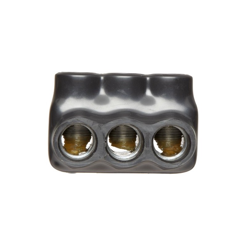 Morris Products 97653 Black Insulated Multi-Cable Connector - Dual Entry