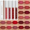 18 Lápiz Labial Láquido Cakaila Matte Lipstick Impermeable