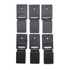 Wall Clips Matte Black for Hanging Rugs and Animal Hides