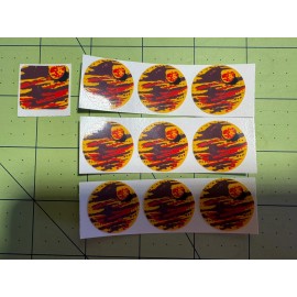 Williams High Quality Williams Firepower II (2) Pinball Machine Target Stickers Full Set