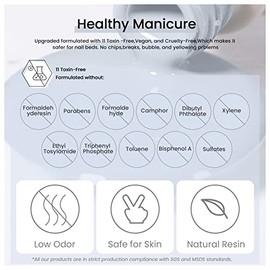 MAYCHAO- Esmalte de uñas en gel azul de 15 ml, 1 pieza de esmalte de uñas en gel azul bebé, esmalte de uñas con luz UV LED, para principiantes en...  