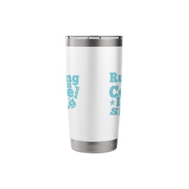 Running on Coffee and Ice Skating Ice Rink Stainless Steel Insulated Tumbler