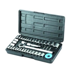 DURA MAX 40pc DuraMax 1/4 & 3/8" Drive Shallow Socket Ratchet Extension Bar Set #UB50051S