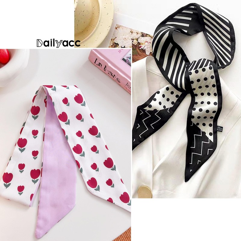 Dailyacc Hair Scarves For Women Purse Scarf For Bags Handle