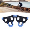 Bicycle Cleats Enhance Stability Grip Foot Pedal Self Locking Tabs