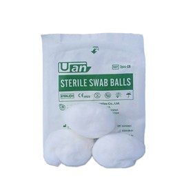 Cotton Balls Sterile – Gentle and 100% Pure Cotton, Ideal for Makeup and Sensitive Skin, Individually Packaged (120 Count)