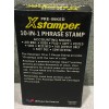 Xstamper 10 in 1 Phrase Stamp- #81013, Accounting Model- BLUE