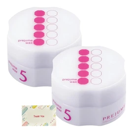 Milbon Prejume Wax 5, 3.2 oz (90 g), Set of 2 + Bonus Kunutonn Original Logo e