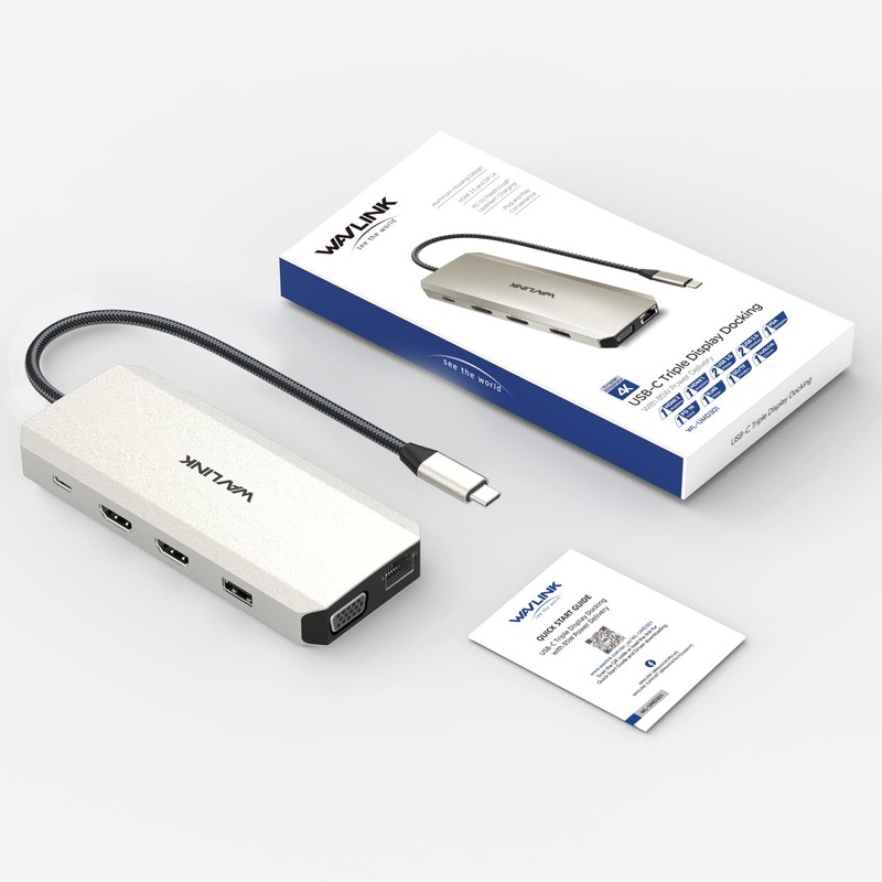 WAVLINK USB Type-C Hub HDMI 4K Output 12-in-1 Multifunction Adapter