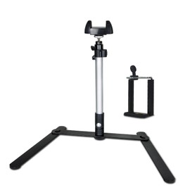 LS Photography Copy Stand, Rotatable Table Top Monopod with 360 Degree Swivel Ball Head Mount with Cell Phone Holder for Smart Phones, LGG720