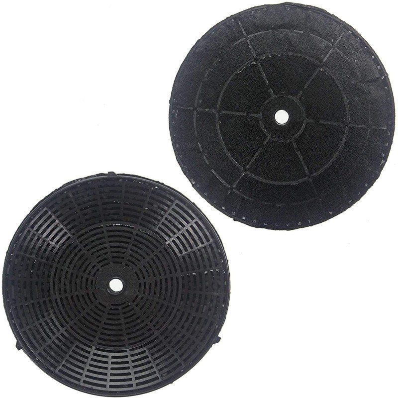 SPARES2GO Round Carbon Filter Pair compatible with Elica Cooker Hood