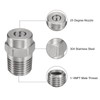 uxcell 4Pcs Pressure Washer Tip 1/4" Male NPT Threaded Spray