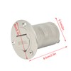 Boat Filler Right Angle Clamshell 316 Stainless Steel Hardware for