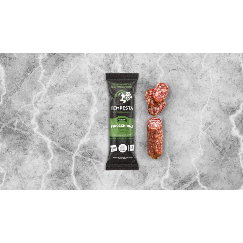 TEMPESTA FINOCCHIONA (Tuscan-Style Salami, Wild Foraged Fennel Seeds and Pollen,