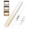 ASOKO Under Desk Light, 16Inch Dimmable LED Under Cabinet Lighting,
