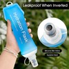 GYGYL Soft Flask, TPU Collapsible Soft Water Bottle for Hydration