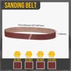CoCud 1 x 42 Inch Sanding Belt, 8 Pcs 40/60/80/120